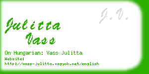 julitta vass business card